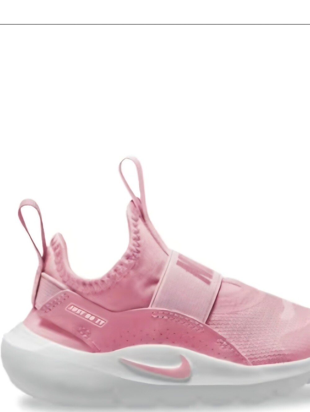 Nike Flex Runner 4 Slip on Sneakers in Light Pink Toddler Size 9 NIB